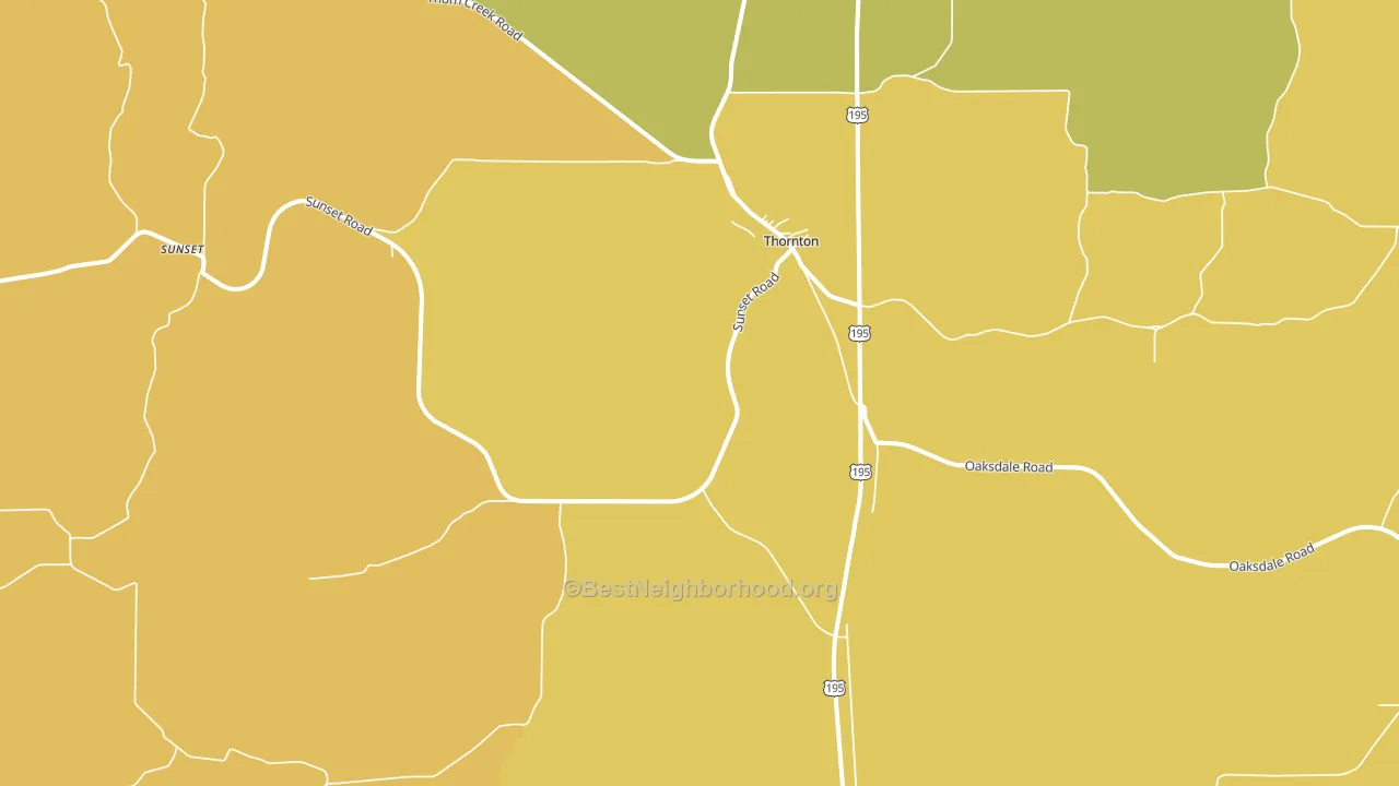 99176, WA block-group voter-turnout map