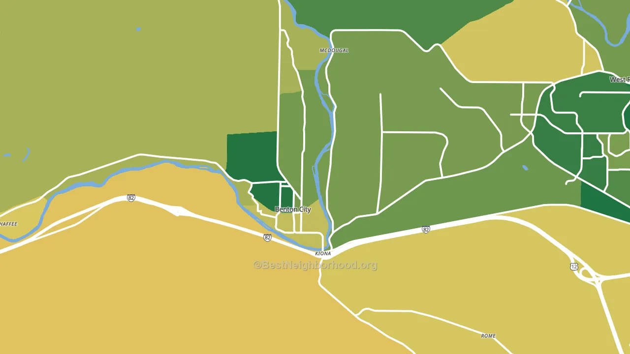 99320, WA block-group voter-turnout map