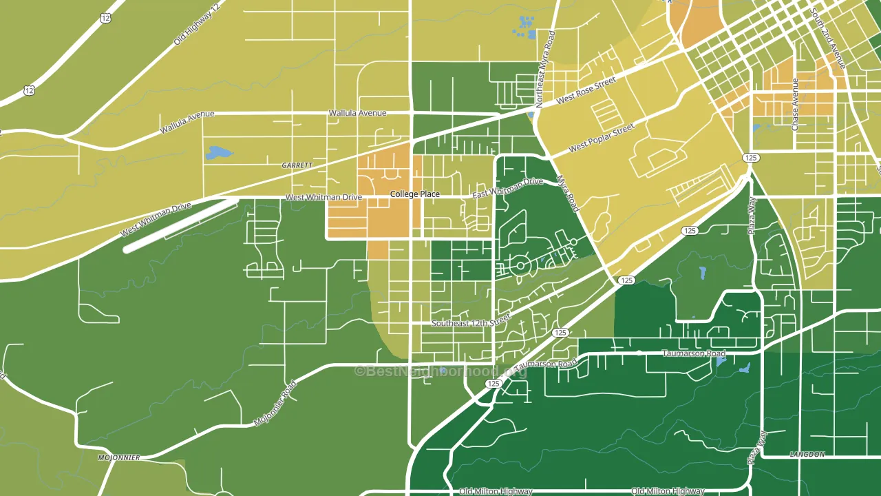 99324, WA block-group voter-turnout map