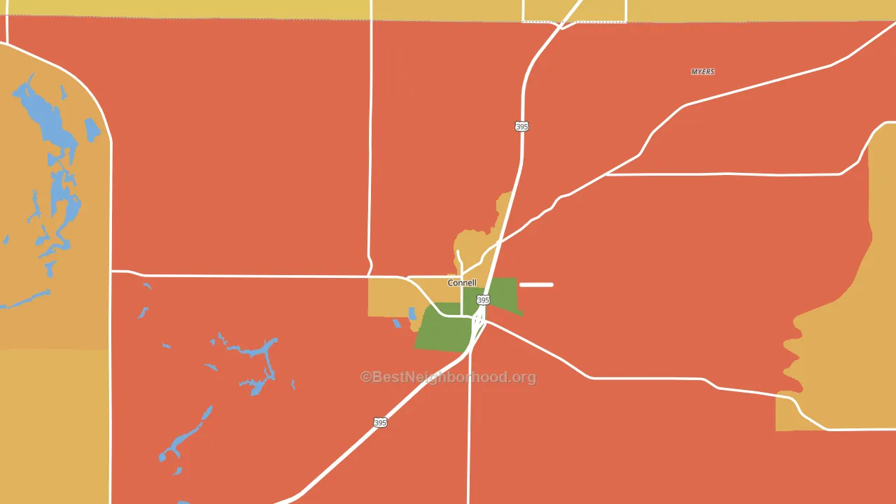 99326, WA block-group voter-turnout map