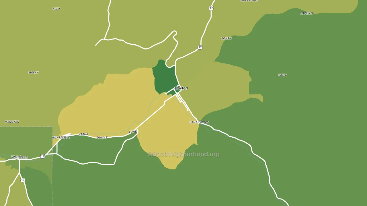 99328, WA block-group voter-turnout map