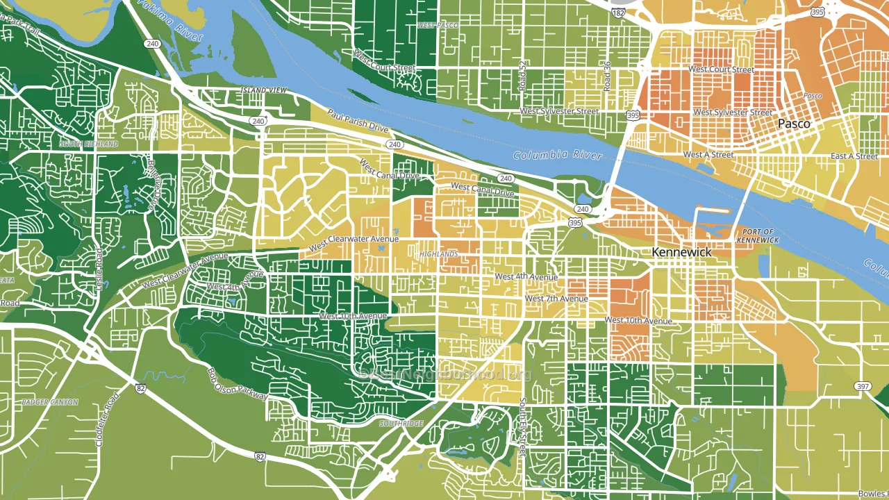 99336, WA block-group voter-turnout map
