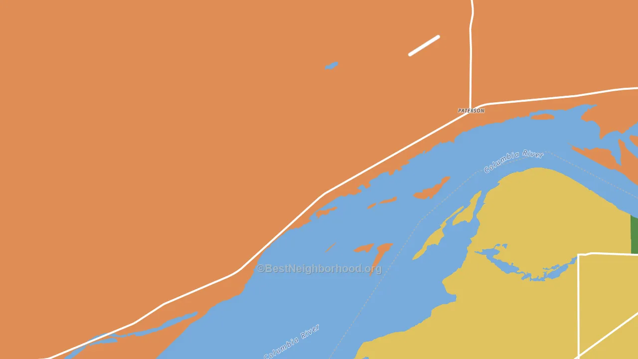 99345, WA block-group voter-turnout map