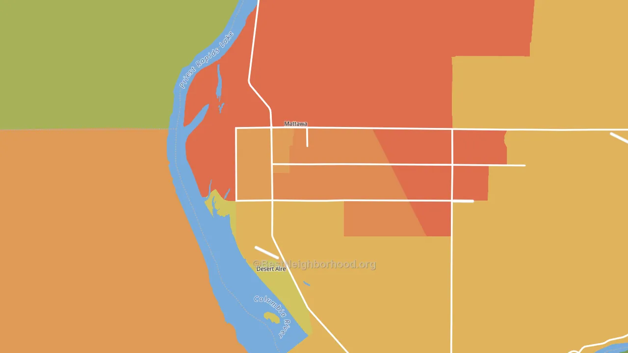 99349, WA block-group voter-turnout map