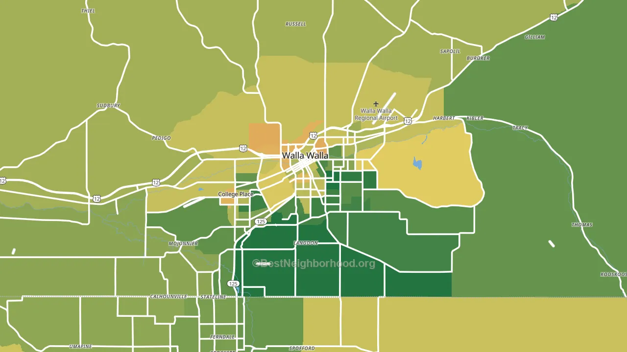99362, WA block-group voter-turnout map