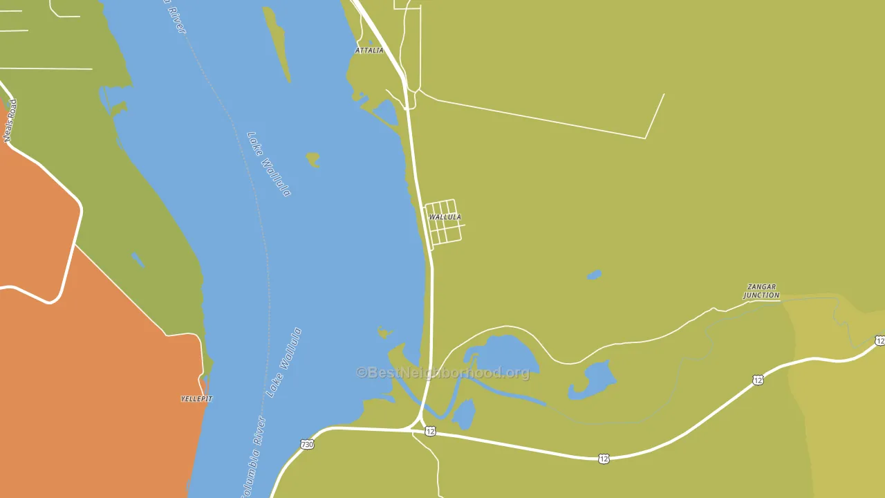 99363, WA block-group voter-turnout map