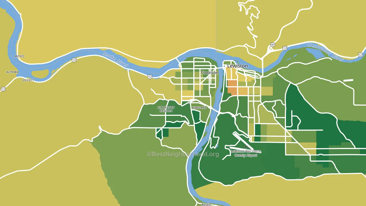 99403, WA block-group voter-turnout map