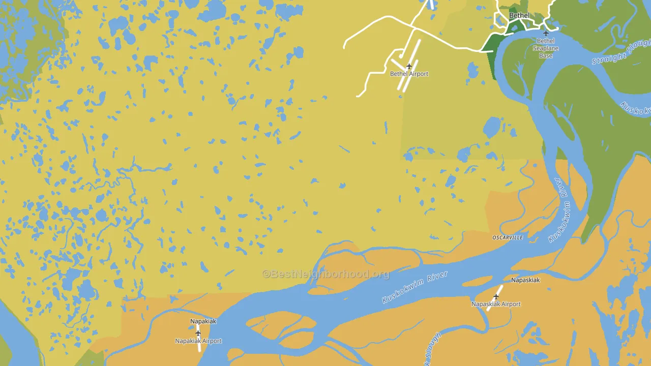 99559, AK block-group voter-turnout map