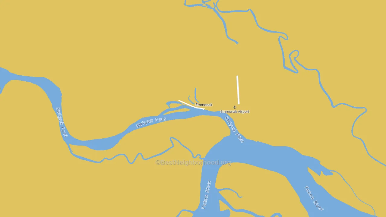 99581, AK block-group voter-turnout map