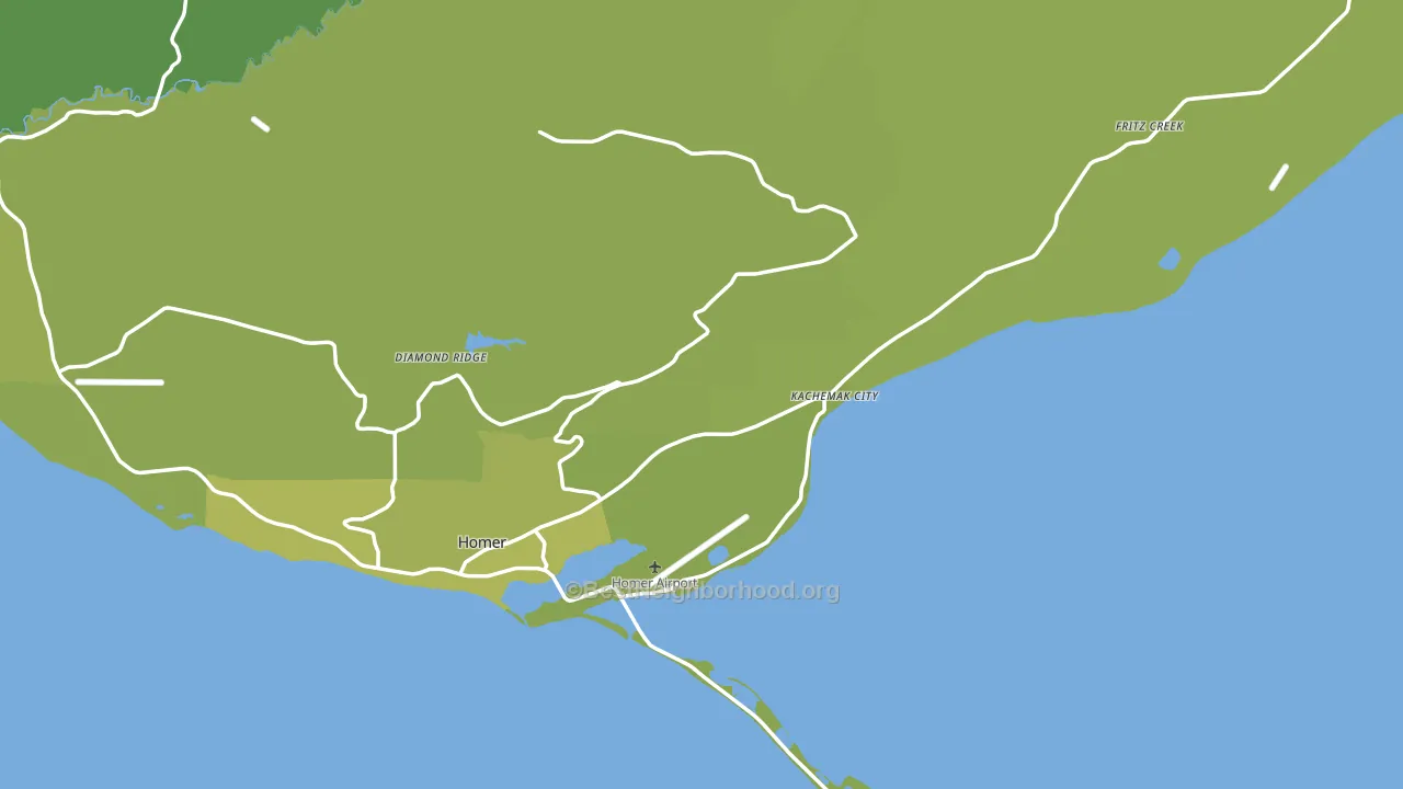 99603, AK block-group voter-turnout map