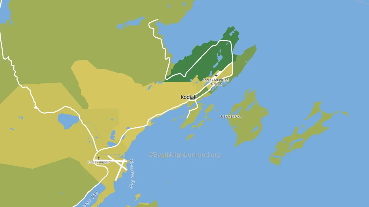 99615, AK block-group voter-turnout map