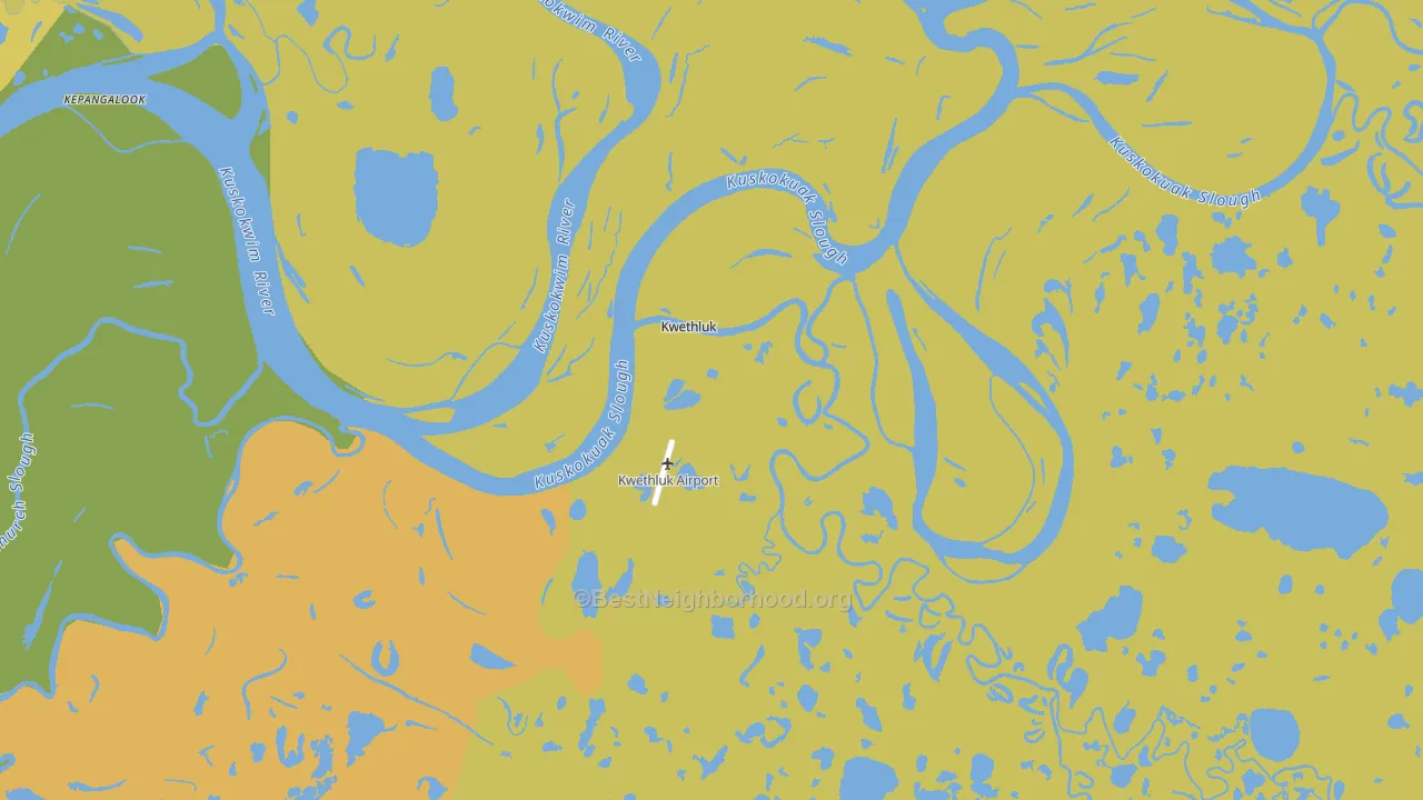 99621, AK block-group voter-turnout map