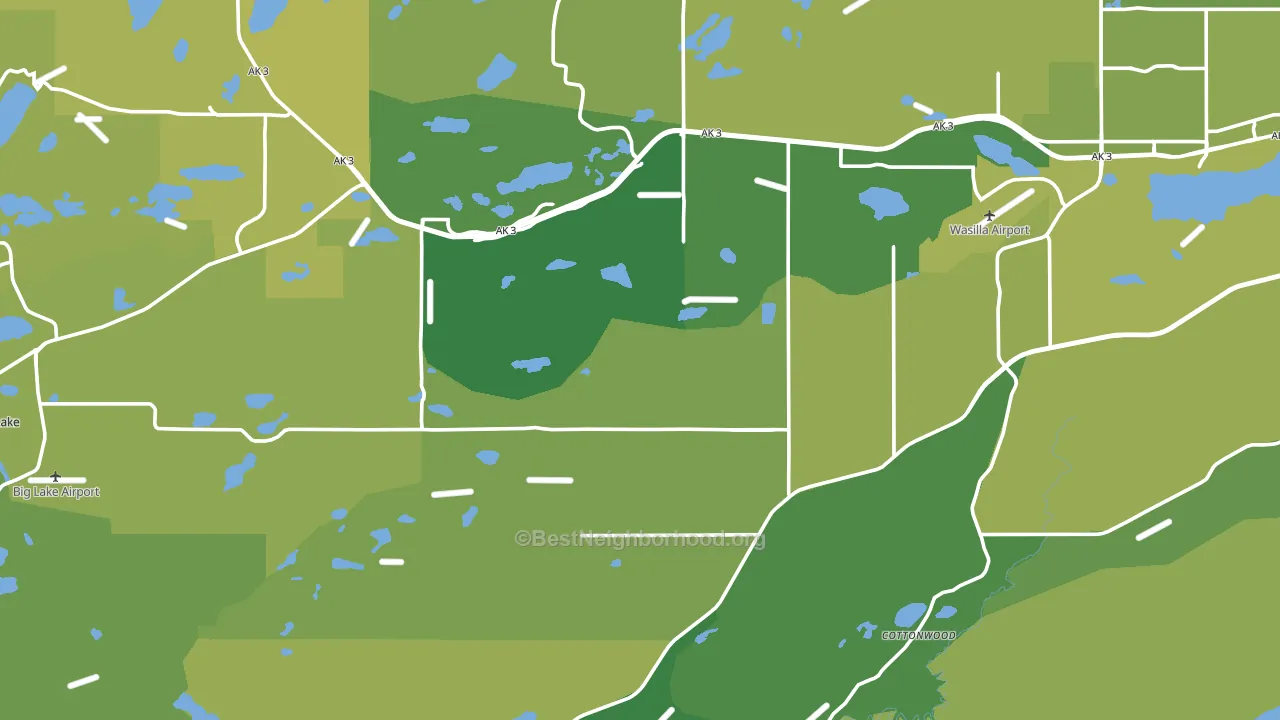 99623, AK block-group voter-turnout map