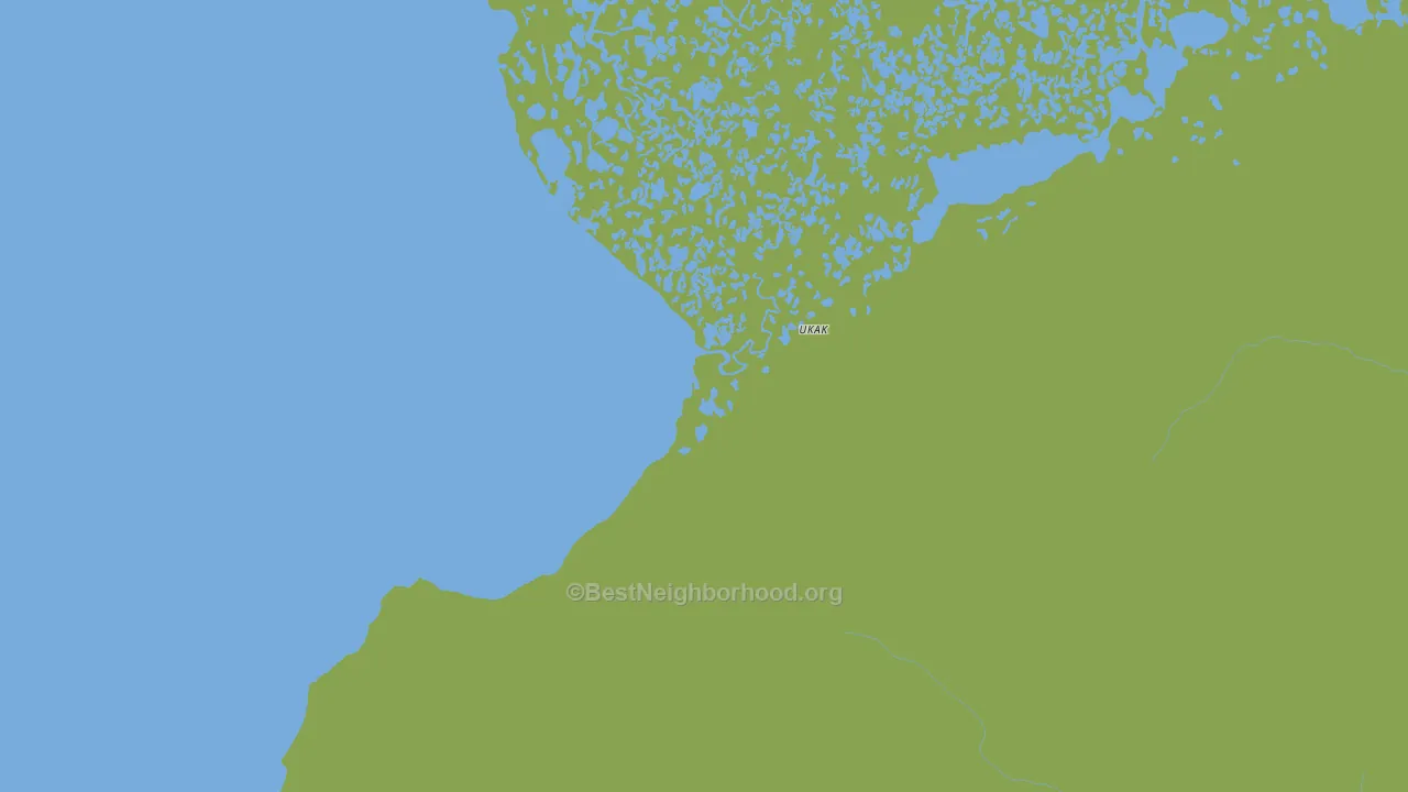 99681, AK block-group voter-turnout map