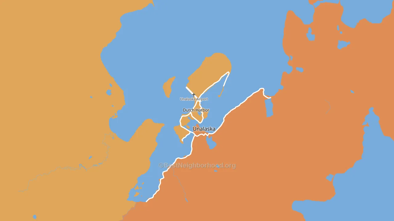99692, AK block-group voter-turnout map