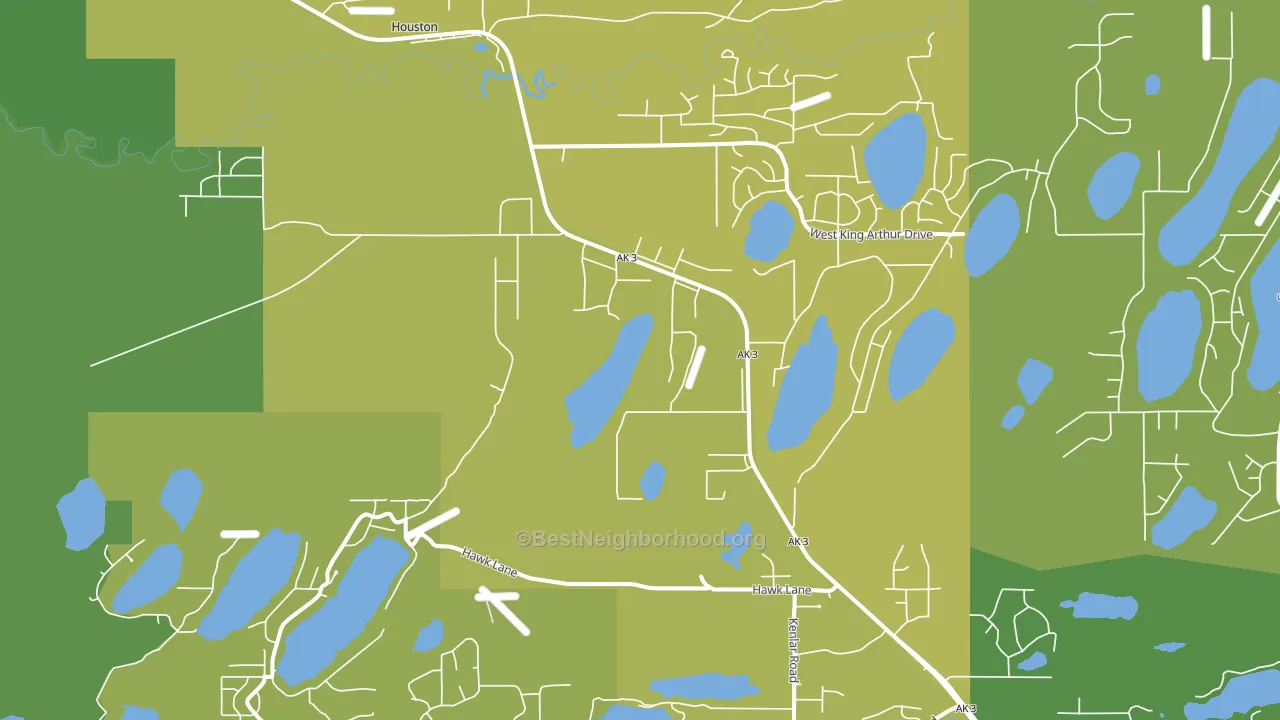99694, AK block-group voter-turnout map