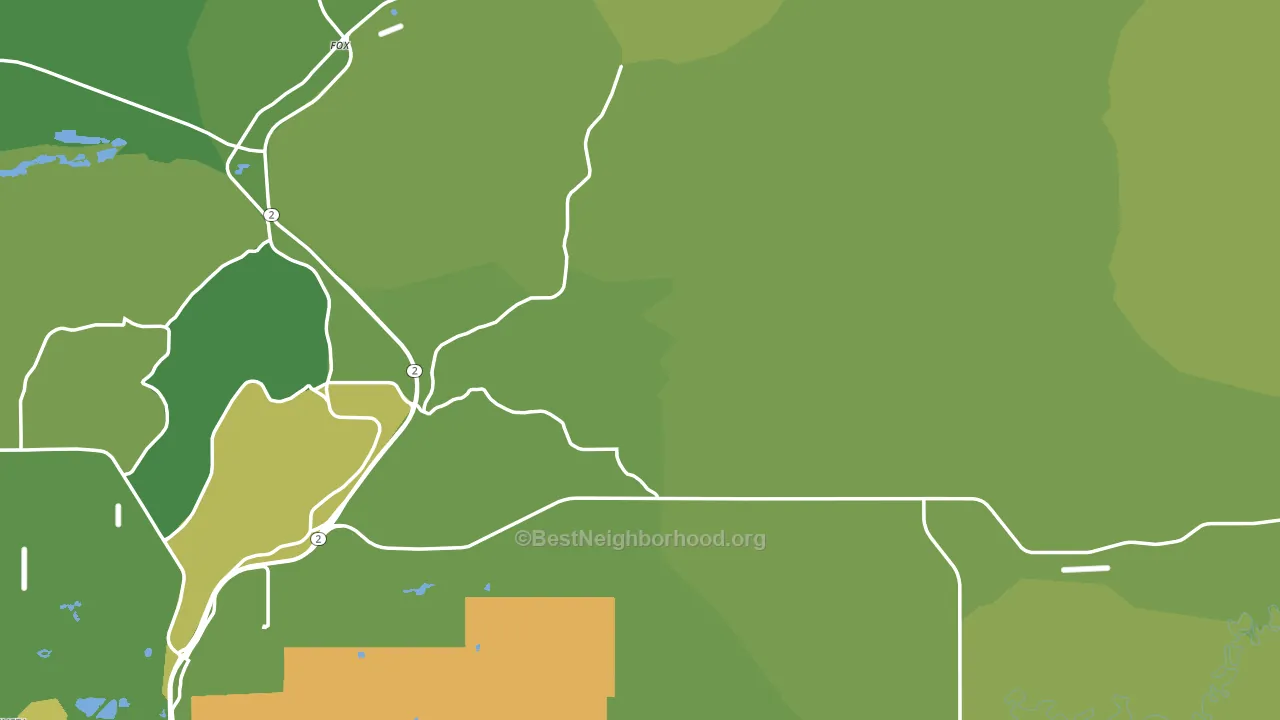 99712, AK block-group voter-turnout map