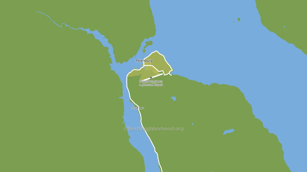 99833, AK block-group voter-turnout map