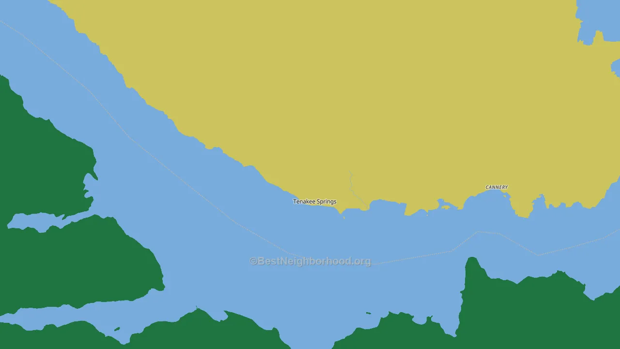 99841, AK block-group voter-turnout map