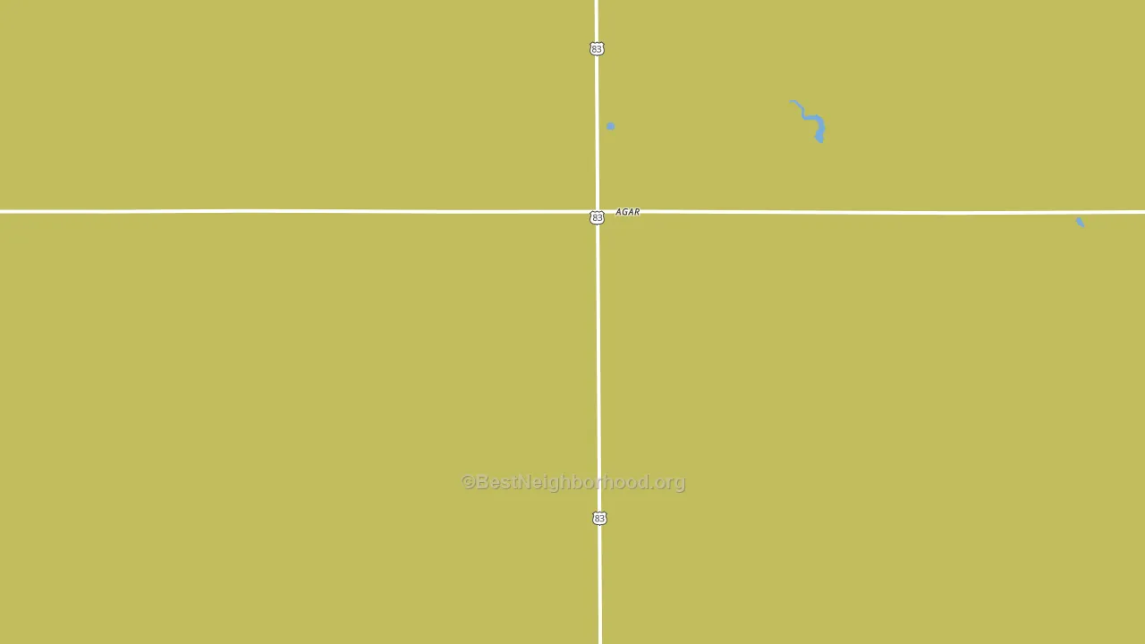 Agar, SD block-group voter-turnout map