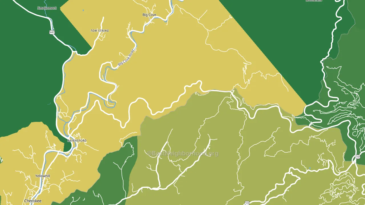 Airport, NC block-group voter-turnout map