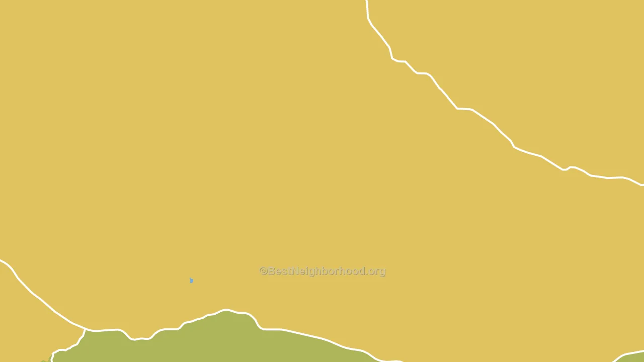 Aladdin, WY block-group voter-turnout map