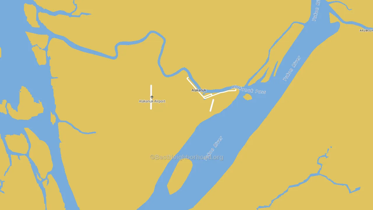 Alakanuk, AK block-group voter-turnout map