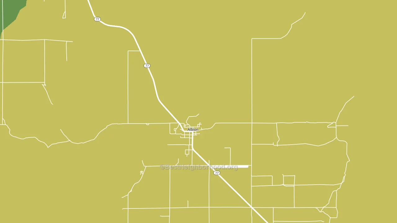 Albion, ID block-group voter-turnout map