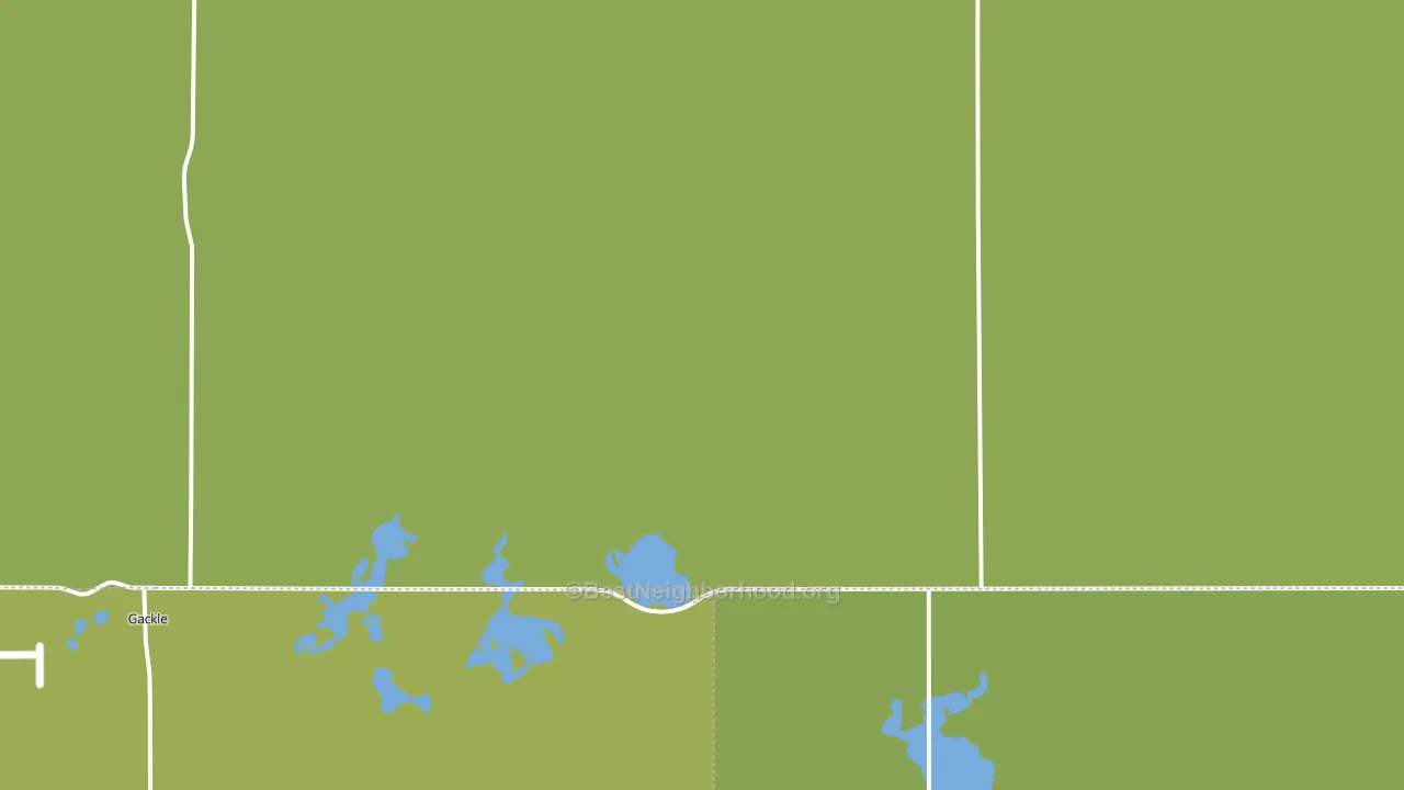 Alfred, ND block-group voter-turnout map
