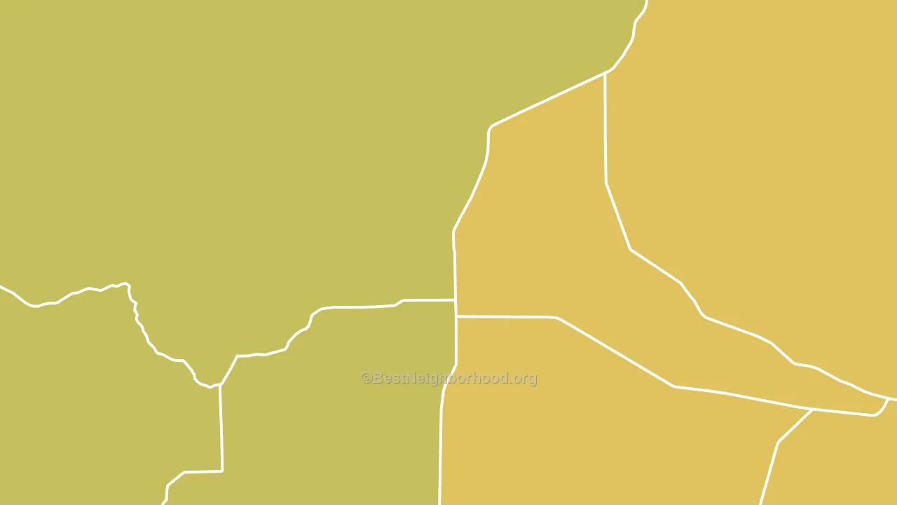 Almo, ID block-group voter-turnout map