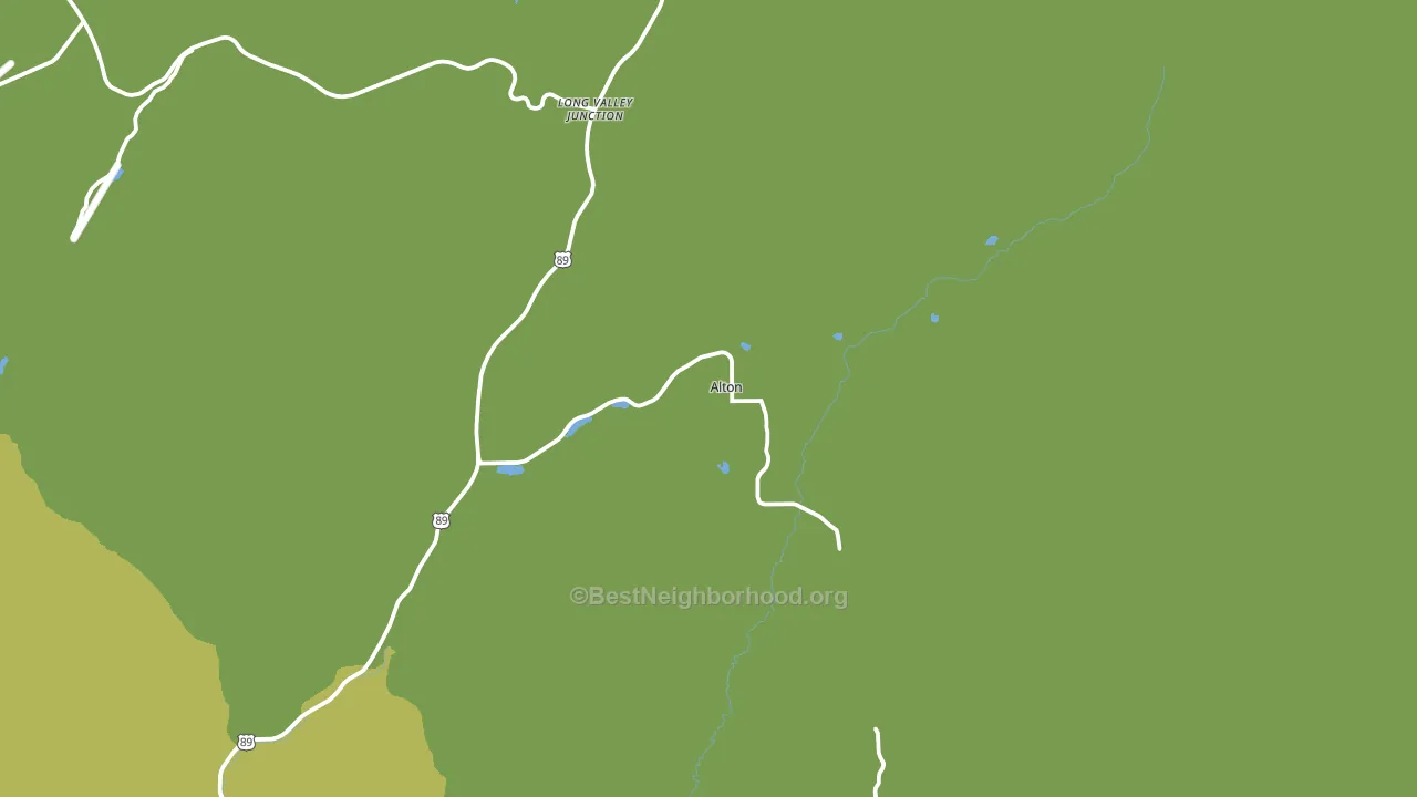 Alton, UT block-group voter-turnout map