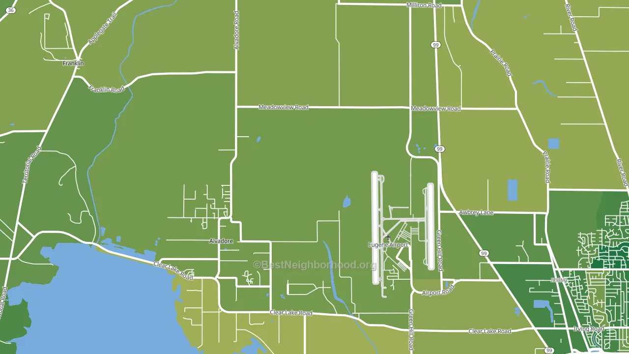 Alvadore, OR block-group voter-turnout map