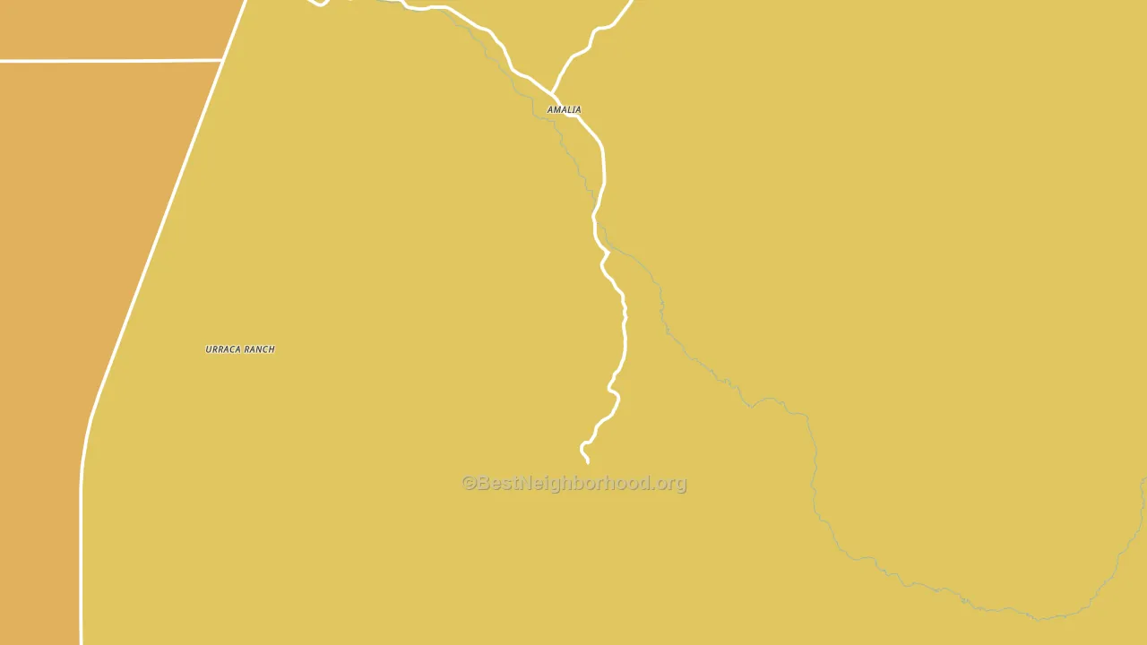 Amalia, NM block-group voter-turnout map