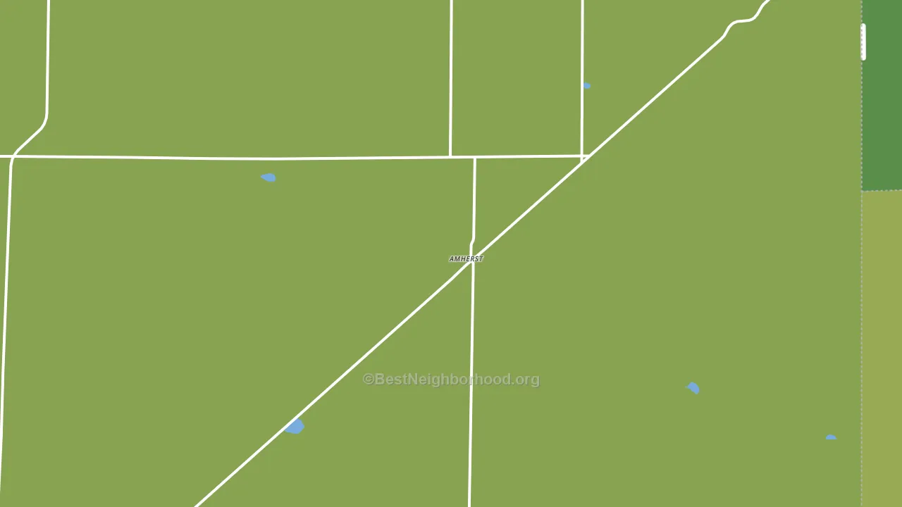 Amherst, CO block-group voter-turnout map