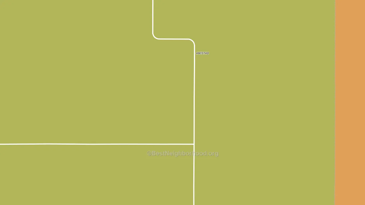Amistad, NM block-group voter-turnout map