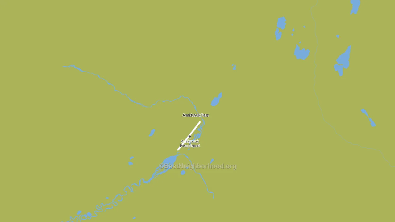 Anaktuvuk Pass, AK block-group voter-turnout map