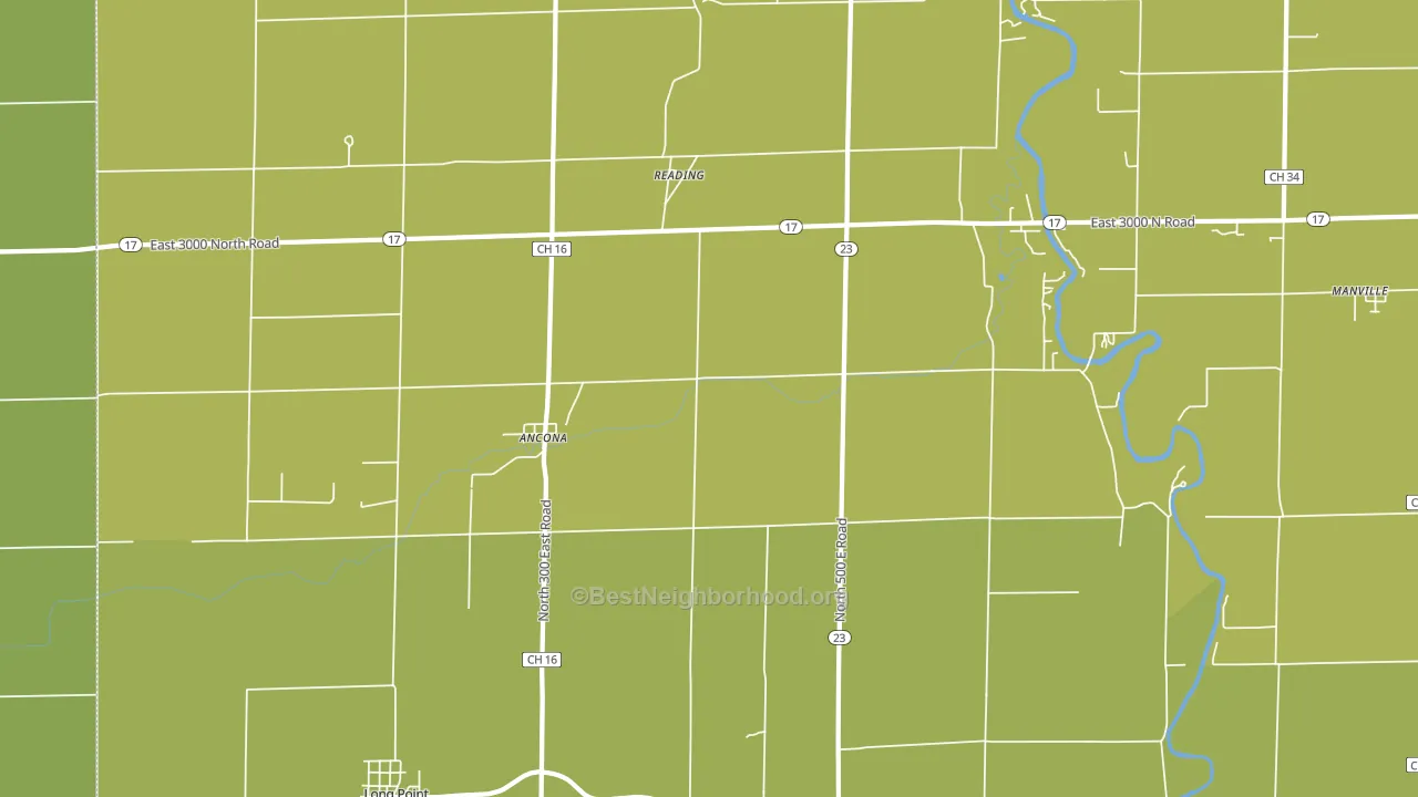 Ancona, IL block-group voter-turnout map