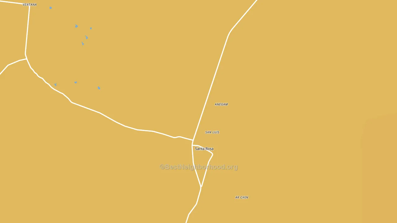 Anegam, AZ block-group voter-turnout map