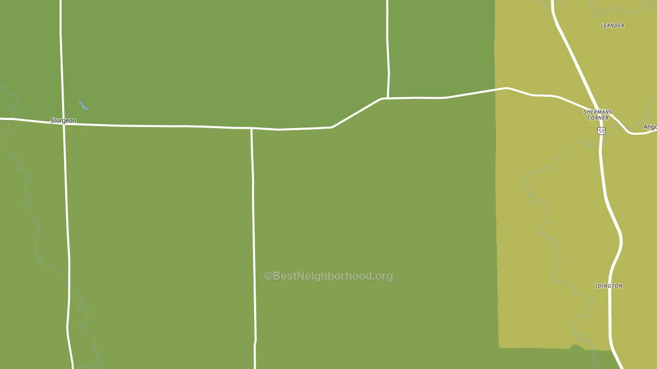 Angora, MN block-group voter-turnout map