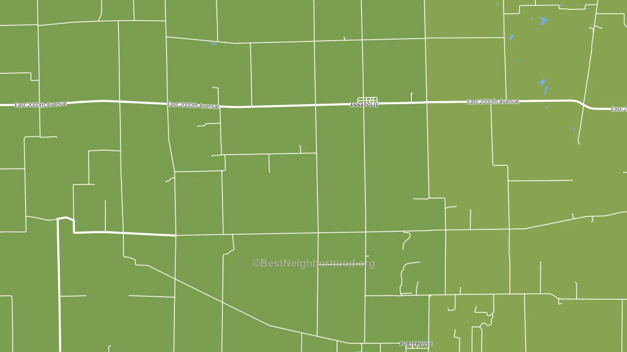 Annapolis, IL block-group voter-turnout map