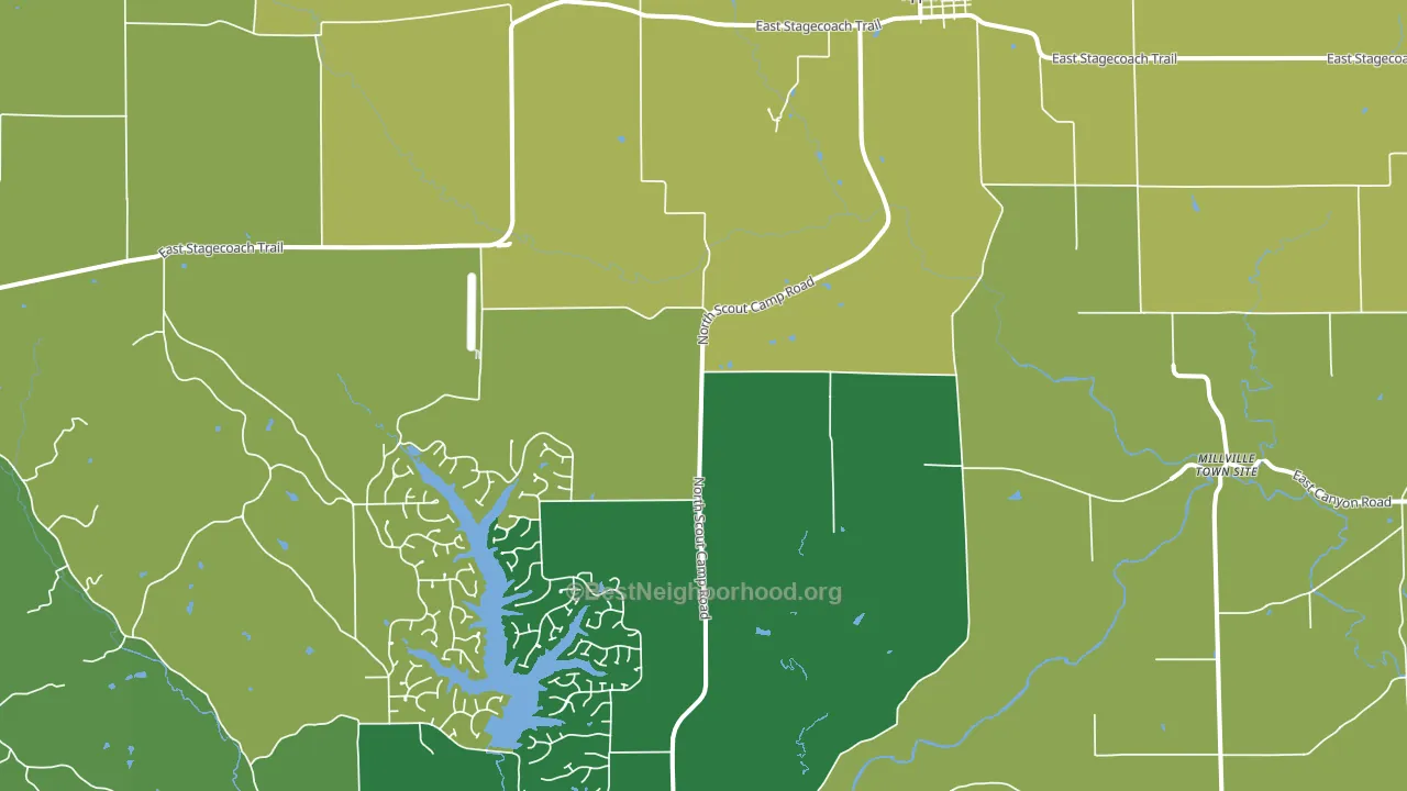 Apple River, IL block-group voter-turnout map