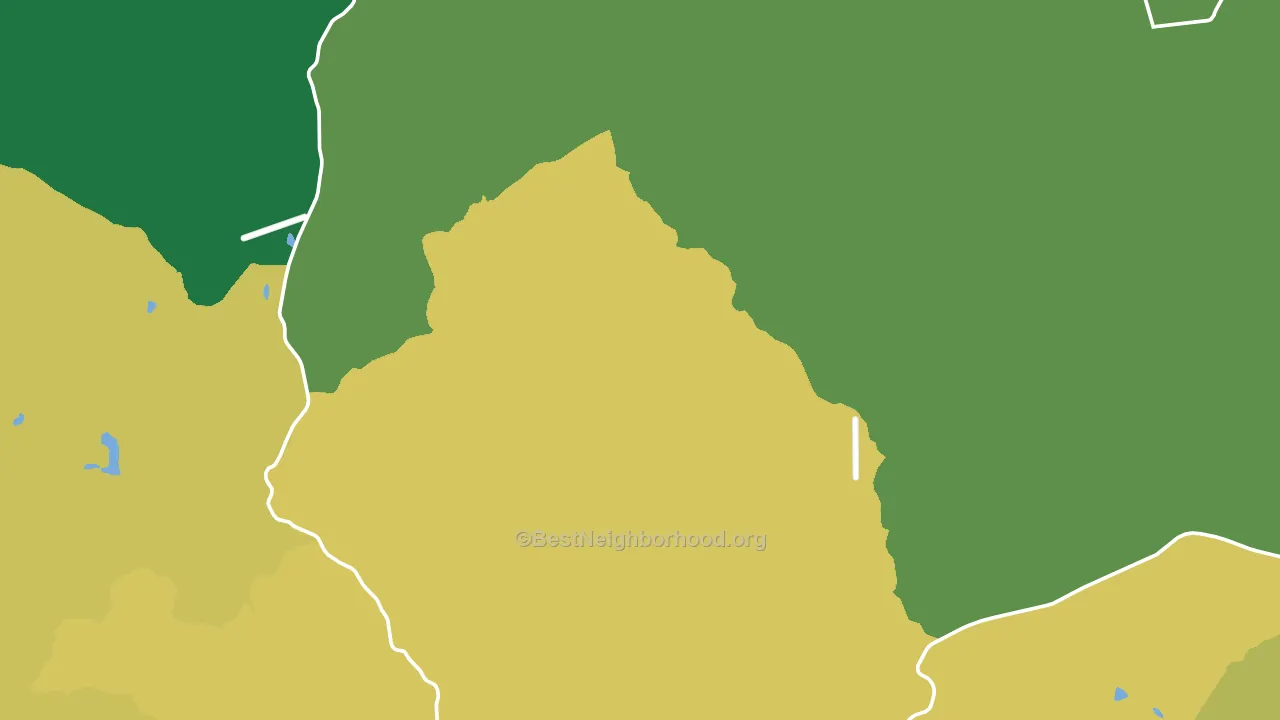 Aragon, NM block-group voter-turnout map