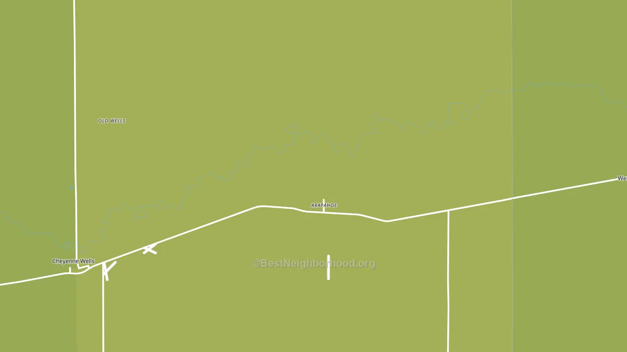 Arapahoe, CO block-group voter-turnout map