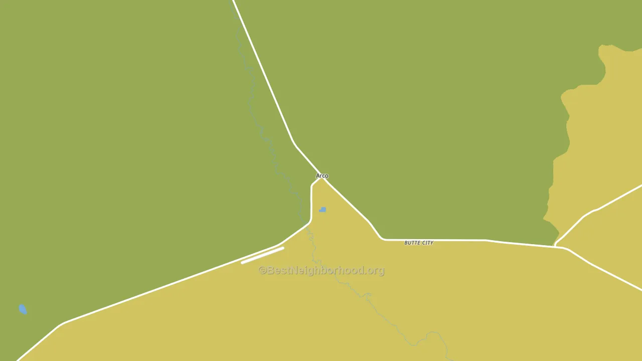 Arco, ID block-group voter-turnout map