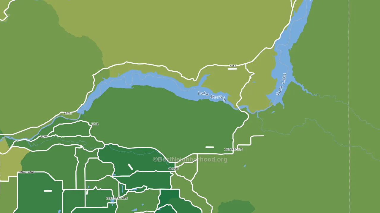 Ariel, WA block-group voter-turnout map