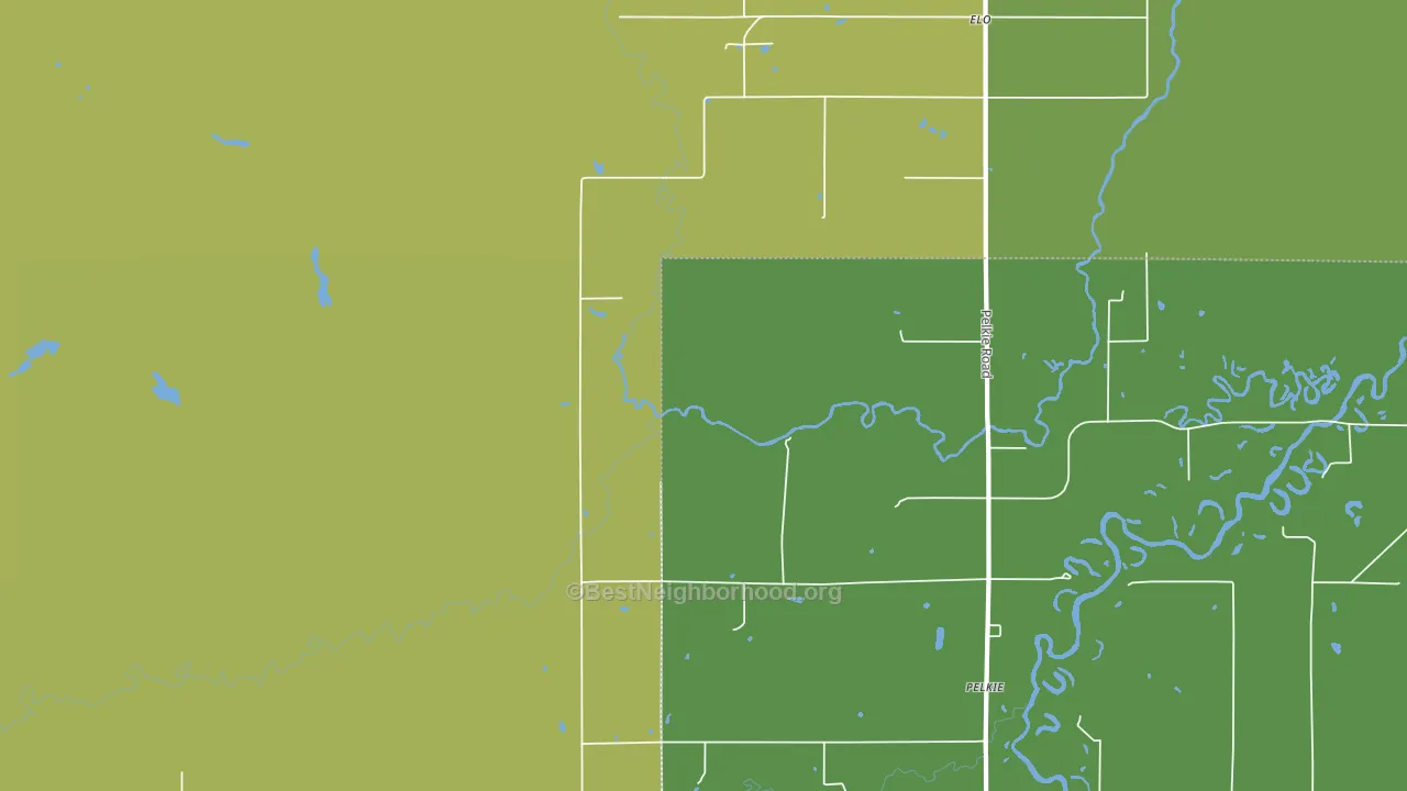 Arnheim, MI block-group voter-turnout map
