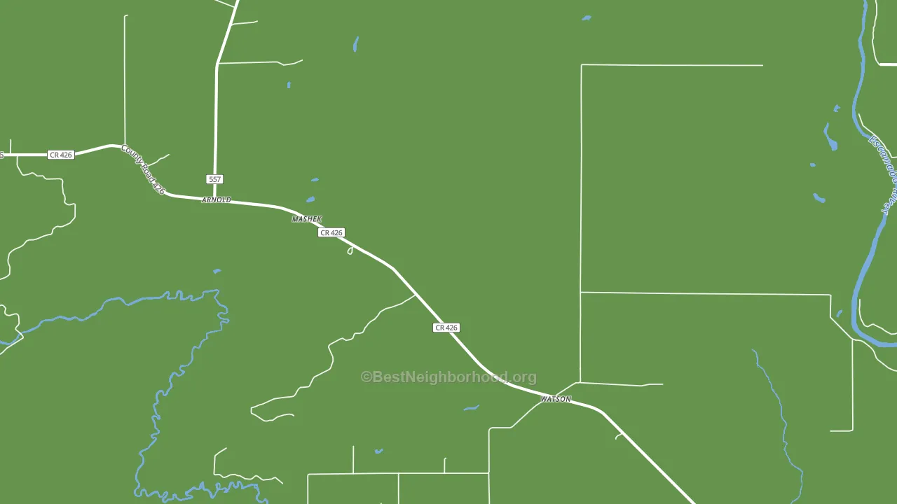 Arnold, MI block-group voter-turnout map