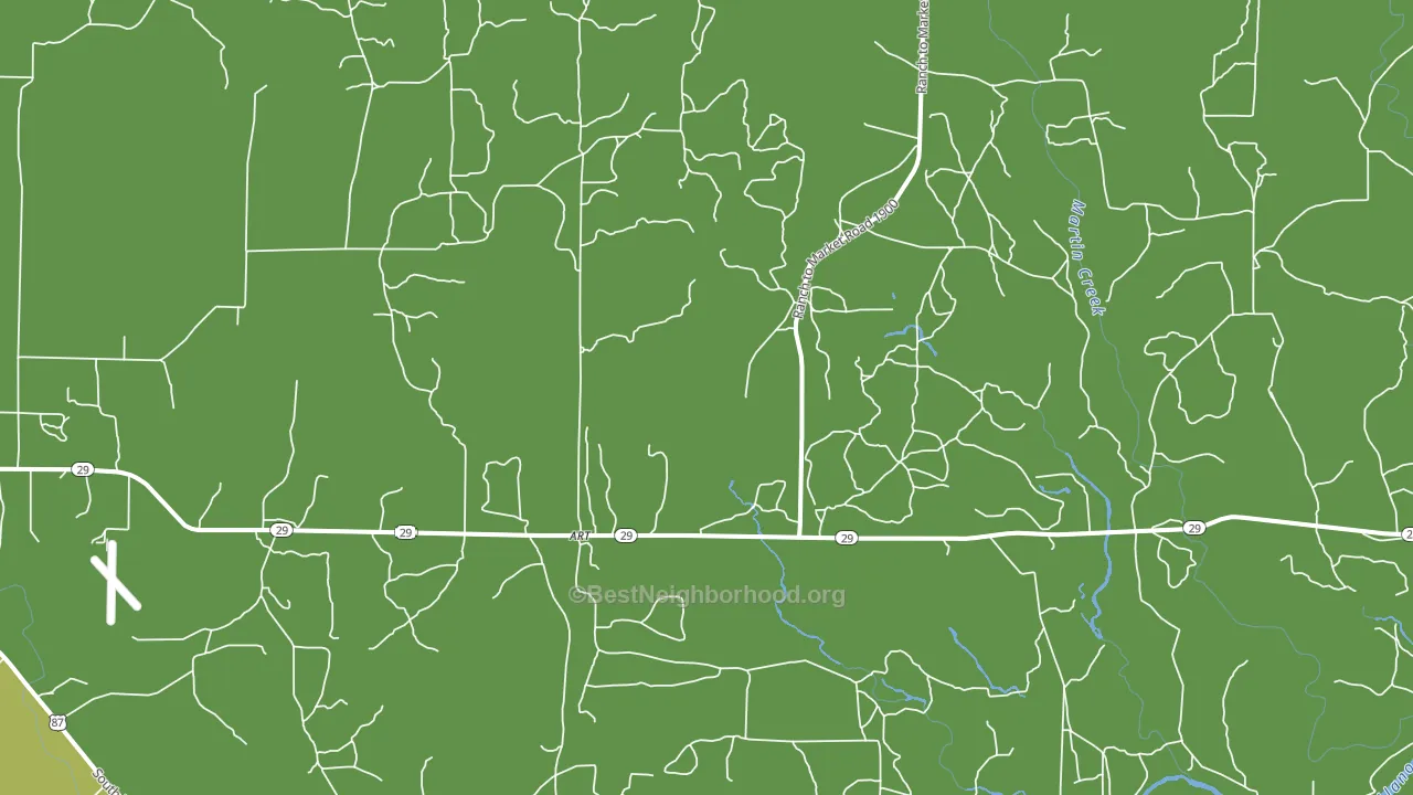 Art, TX block-group voter-turnout map