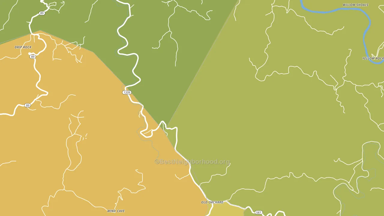 Arvel, KY block-group voter-turnout map