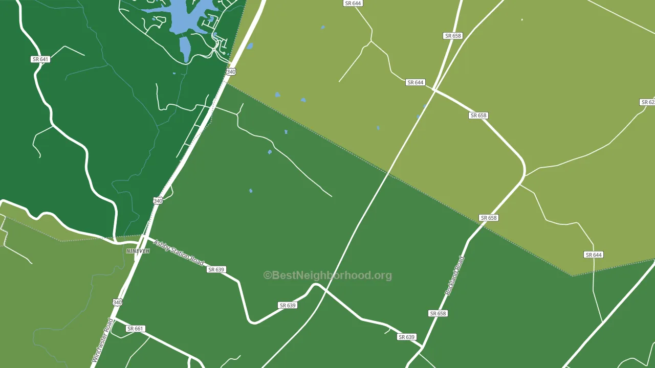 Ashby, VA block-group voter-turnout map